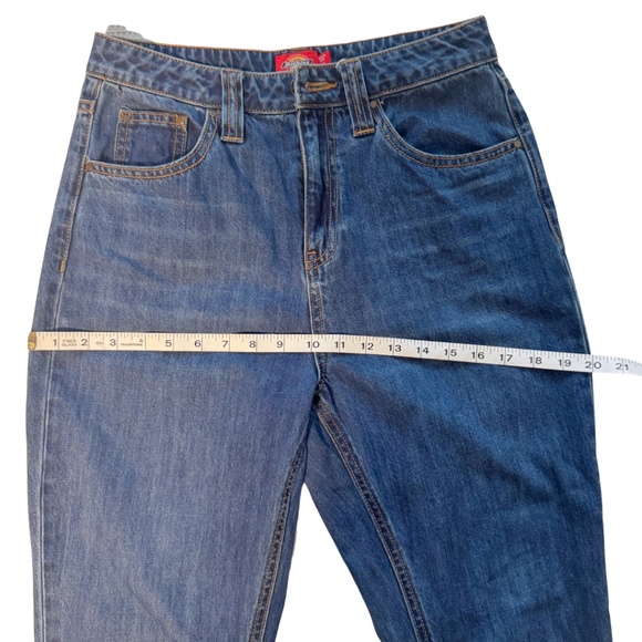 Dickies Girl 5/27 Blue Straight Leg Denim Jeans - Picture 10 of 14